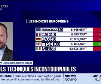 Replay BFM Bourse - Les seuils techniques incontournables sur les marchés et les valeurs - 24/08