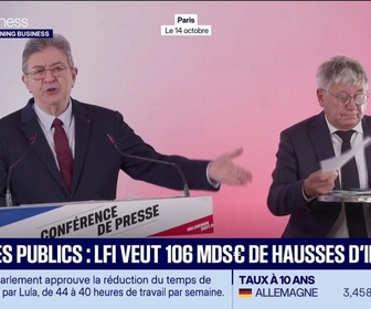 Replay Good Morning Business - LFI veut 106 milliards d'euros de hausses d'impôts