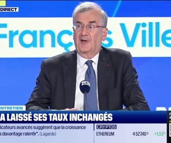 Replay Good Morning Business - DIRECT - François Villeroy de Galhau, gouverneur de la Banque de France