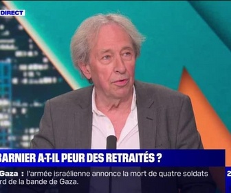 Replay 20h Brunet - Barnier a-t-il peur des retraités ? - 12/11