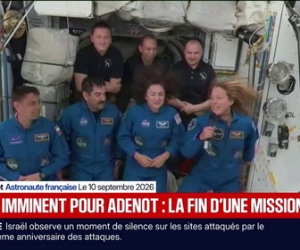 Replay BFM Première - Retour sur Terre imminent pour Sophie Adenot après 230 jours dans l'espace