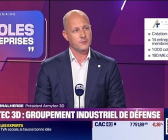 Replay Paroles d'entreprises - Guillaume Malherbe (Armytec 3D) : Armytec 3D, groupement industriel de défense - 31/05
