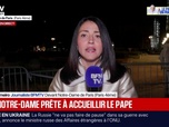 Replay BFM Première - Visite du pape: les derniers préparatifs à Notre-Dame de Paris