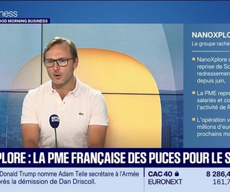 Replay Good Morning Business - French Tech : NanoXplore, la PME française des puces pour le spatial - 04/09