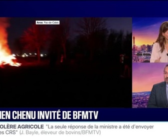Replay 20H BFM - Crise agricole: J'ai été très choqué de l'irruption des forces de l'ordre durement contre les agriculteurs, des plans d'abattages, assure Sébastien Chenu (RN)