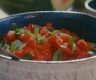 Replay Petits Plats en équilibre - Tartare de pastèque et tomate