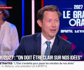 Replay Le Grand Oral 2027 - Je voterais pour Raphaël Glucksmann dans la primaire socialiste: le petit oral de François-Xavier Bellamy, vice-président des Républicains