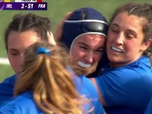 Replay Tournoi des Six Nations de Rugby - Journée 2 : Charlotte Escudero à la finition pour le neuvième essai des Bleues