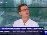 Replay L'image du jour - Duralex réagit avec humour après un test raté de ses verres incassables en direct sur BFMTV