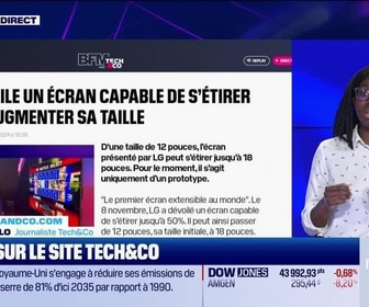 Replay Tech & Co, la quotidienne - À lire sur le site Tech&Co : LG dévoile un écran capable de s'étirer pour augmenter sa taille, par Kesso Diallo - 12/11