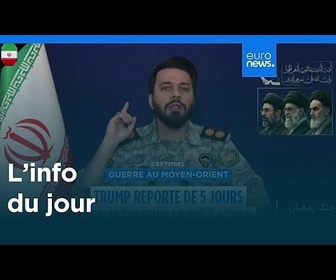 Replay L'info du jour | 23 mars 2026 - Soir