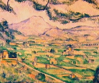 Replay La montagne Sainte-Victoire - Palettes : Paul Cézanne