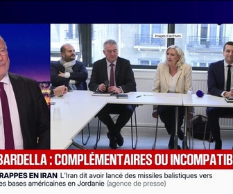 Replay BFM Grand Soir - Le Pen et Bardella : un duo qui tourne au duel ? - 01/09