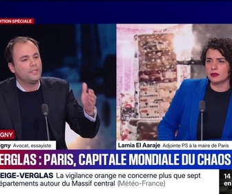 Replay SIGNÉ CONSIGNY - Neige: 85% des axes parisiens qui ont été salés, affirme Lamia El Aaraje, adjointe PS à la mairie de Paris