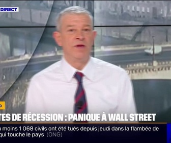 Replay Doze d'éco - ÉDITO - Wall Street: La récession fait peur aux Américains