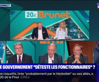 Replay 20h Brunet - Fonctionnaires : la fin de l'emploi à vie ? - 29/10