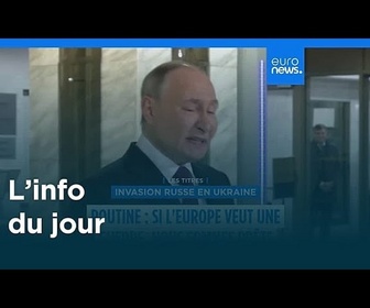 Replay L'info du jour | 3 décembre 2025 - Mi-journée