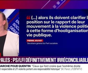 Replay BFM Politique - Il y a une volonté de tenter d'ostraciser LFI de la vie politique française et de dédiaboliser le RN, estime Mathilde Panot (LFI)