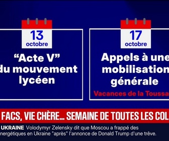Replay BFM Première - Crise sociale: deux grandes manifestations prévues cette semaine