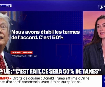 Replay 20H BFM - Droits de douane pour l'Europe: Il faut s'inspirer des Britanniques pour négocier avec les États-Unis, explique Agnès Verdier-Molinié (iFRAP)