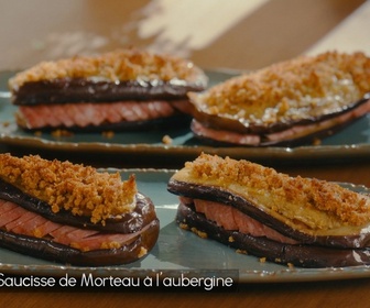 Replay Petits Plats en équilibre - Saucisse de morteau à l'aubergine