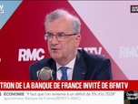 Replay Face à Face - Plus les choses se prolongent, plus on se rapproche d'un choc pétrolier, analyse le gouverneur de la Banque de France, François Villeroy de Galhau