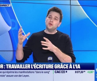 Replay Good Morning Business - Le Pitch : Écrivor, travailler l'écriture grâce à l'IA - 30/01
