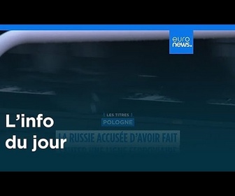 Replay L'info du jour | 19 novembre 2025 - Matin