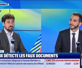 Replay Good Morning Business - French Tech : Finovox détecte les faux documents - 06/08