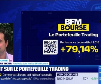 Replay BFM Bourse - Le point sur le portefeuille trading - 20/01