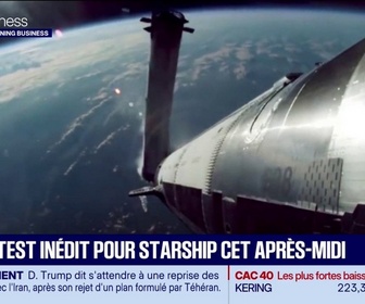 Replay Good Morning Business - Starship vise l'orbite terrestre pour son 14e vol d'essai