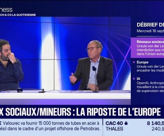 Replay Tech & Co, la quotidienne - Réseaux sociaux/mineurs : la riposte de l'Europe - 16/09