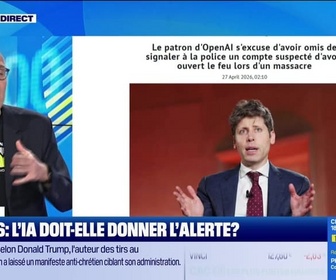Replay Good Morning Business - Culture IA : Crimes, l'IA doit-elle donner l'alerte ?, par Anthony Morel - 27/04