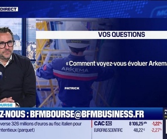 Replay BFM Bourse - Culture Bourse : Comment voyez-vous évoluer Arkema ? par Aude Kersulec - 19/02