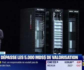 Replay Tech & Co, la quotidienne - Le Tech Flash : Nvidia dépasse les 5 000 Mds $ de valorisation, par Léa Benaim - 29/10