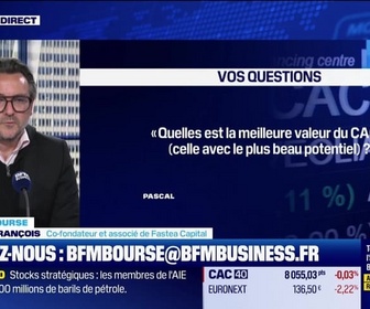 Replay BFM Bourse - Culture Bourse : Je souhaiterais connaître la meilleure valeur du CAC… Celle avec le plus beau potentiel… , par Julie Cohen-Heurton - 11/03