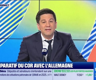 Replay Good Morning Business - L'Edito de Raphaël Legendre : Le comparatif du COR avec l'Allemagne - 28/11