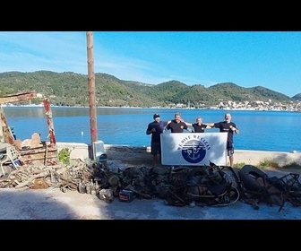 Replay Grèce : des plongeurs bénévoles remontent 1,3 tonne de déchets marins à Ithaque