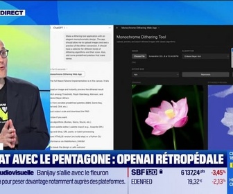 Replay Good Morning Business - OpenIA : contrat avec le pentagone