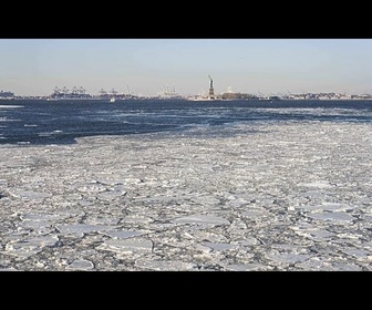 Replay Froid mordant sur l'est des États-Unis, les rivières se couvrent de glace