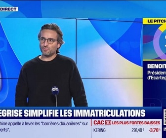 Replay Good Morning Business - Le Pitch : Ecartegrise simplifie les immatriculations - 07/11
