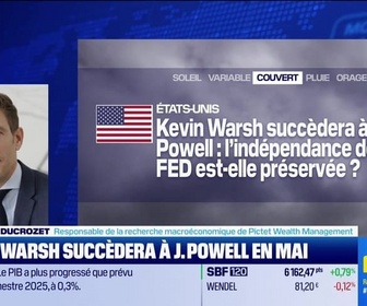 Replay BFM Bourse - L'éco du monde : Fed, K. Warsh succèdera à J. Powell en mai - 30/01