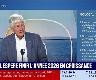 Replay Good Morning Business - Maurice Lévy (Solocal) : Solocal espère finir l'année 2026 en croissance - 22/10