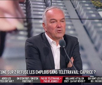 Replay Les Grandes Gueules - Plus de la moitié des jeunes refuserait les postes sans télétravail : ont-ils raison ?