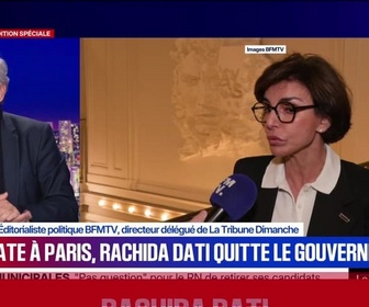 Replay BFM Grand Soir - Candidate à Paris, Rachida Dati quitte le gouvernement - 25/02