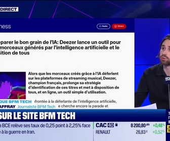 Replay Tech & Co, la quotidienne - À lire sur le site Tech&Co : Comment séparer le bon grain de l'IA : Deezer lance un outil pour détecter les morceaux générés par l'intelligence artificielle et le met à disposition de tous, par Rap