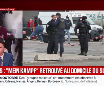 Replay BFM Grand Soir - Trappes : Mein Kampf retrouvé au domicile du suspect - 24/10