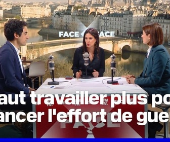 Replay Face à Face - Retraites, effort de guerre, égalité salariale... L'interview de Sophie Binet et Amir Reza-Tofighi