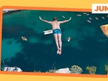 Replay Le plongeon de falaise, sport à haut risque - ARTE Journal Junior de jeudi