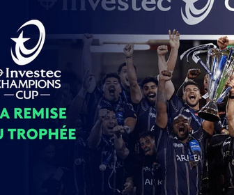 Replay Finale : la cérémonie de remise du trophée pour l'UBB